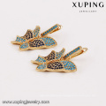 64213 Xuping hot selling import jewelry from China popular butterfly 18k gold plated turkish jewelry set